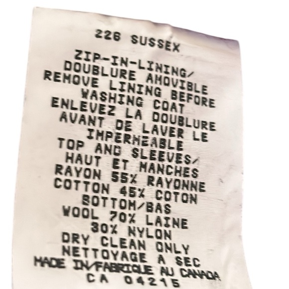 VTG London Fog men 46 T/L trench coat,double breast,removable wool blend liner - Picture 13 of 14